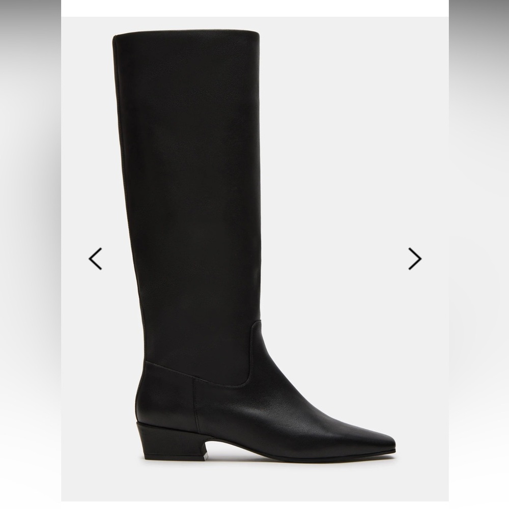 Steve Madden Gwyneth Black Leather